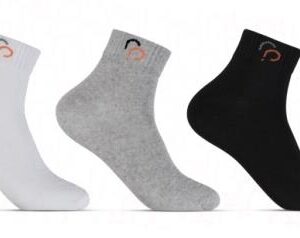 Meia Cano Curto 33-38 – Kit 3 pares - Sortido