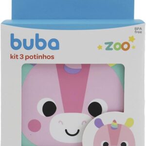 Kit 3 potinhos Buba Zoo