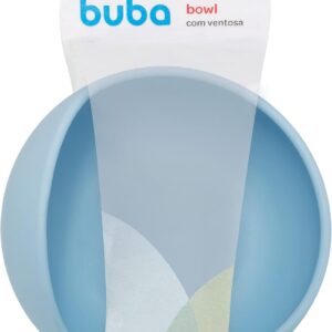 Bowl de Silicone com Ventosa Azul 350 ml Buba