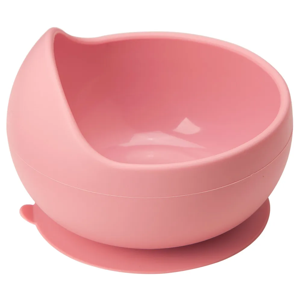 Bowl de Silicone com Ventosa Rosa 350ml Buba - Imagem 2