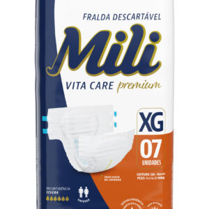 Fraldas Adulto Mili Vita Care Premium XG 7 SEVERA