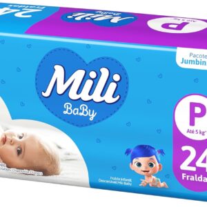 Fralda Mili Baby JUMBINHO P 24 Un