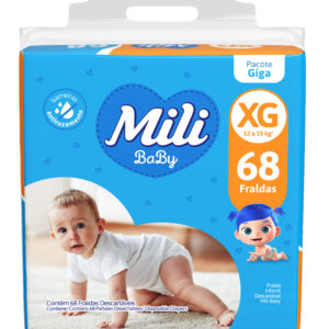 Fralda Mili Baby GIGA XG 68 Un