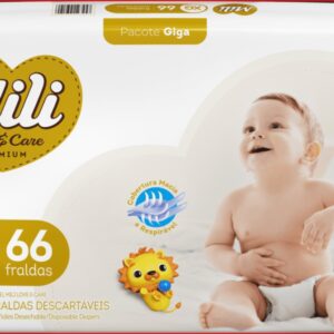 Fralda Mili Love&Care XG 66 Un