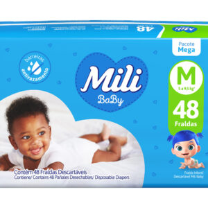 Fralda Mili Baby M 48 Un